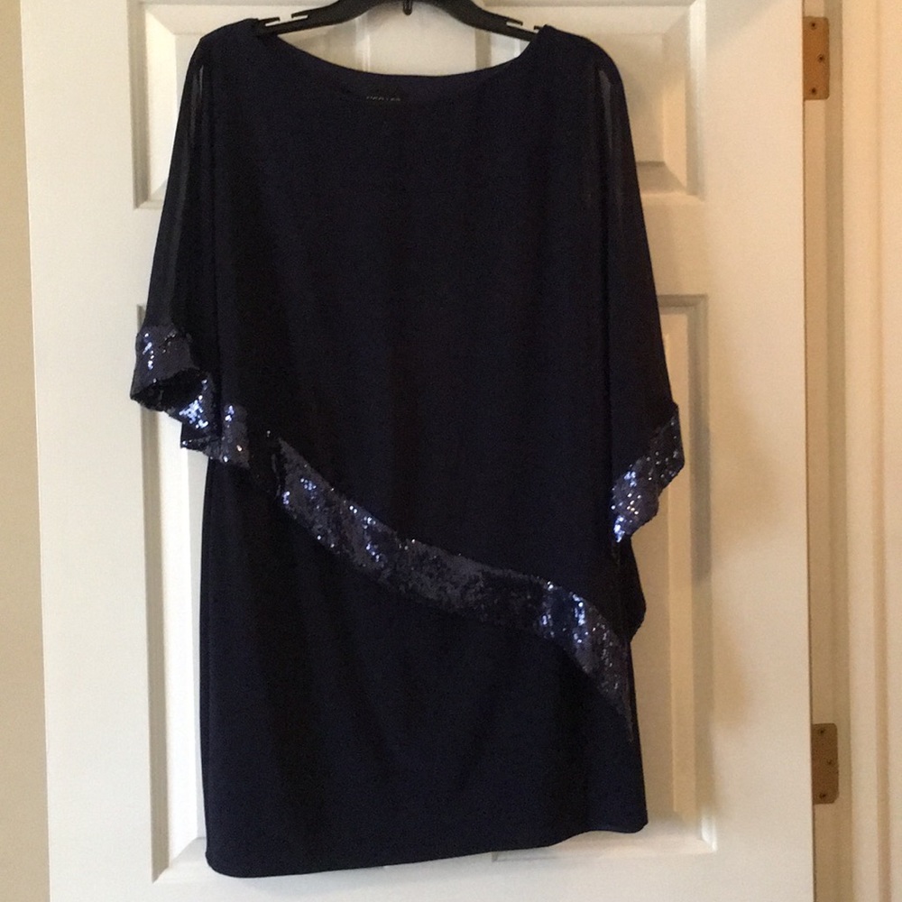 Xscape cocktail cold shoulder dress